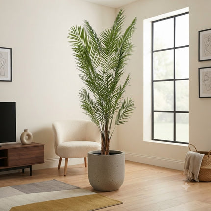 Kunstplant Areca Lutescens - Goudpalm - ↕240cm - Ø17cm