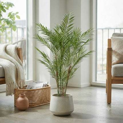 Kunstplant Chamaedorea Elegans - Bergpalm - ↕120cm - Ø12cm