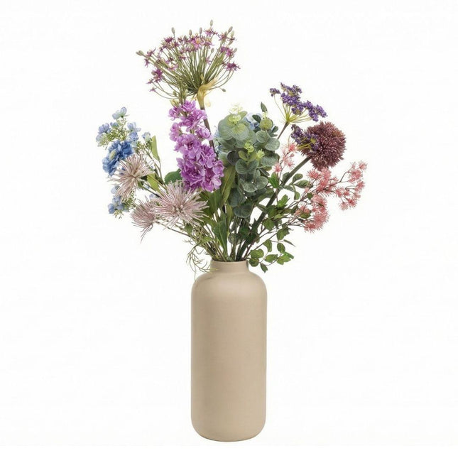 Kunstbloemen boeket - Pastel - Real Touch - ↕90 cm