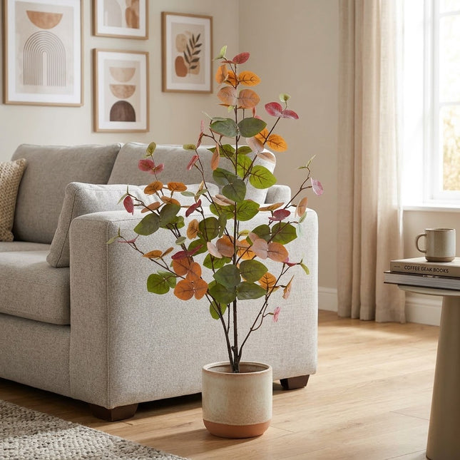 Kunstplant Eucalyptus Multicolor - ↕86cm