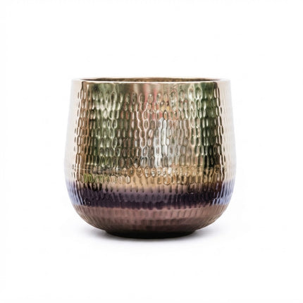 Jenna Gold - ↕38cm - Ø42cm - Gouden Plantenpot Groot