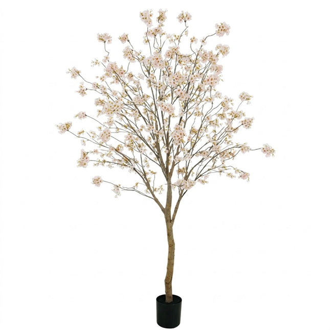 Kunst Bloesem Boom roze - ↕180cm