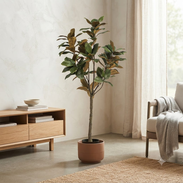 Kunstplant Magnolia Grandiflora - ↕150cm - Ø15cm