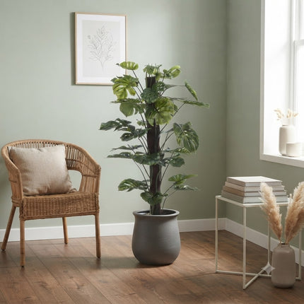 Kunstplant Monstera Deliciosa - ↕120cm - Ø14cm