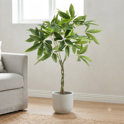 Kunstplant Pachira Aquatica - Geldboom - ↕90cm - Ø15cm