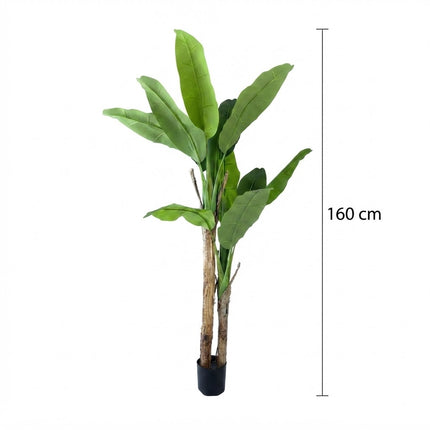 Kunstplant Bananenplant - ↕160cm