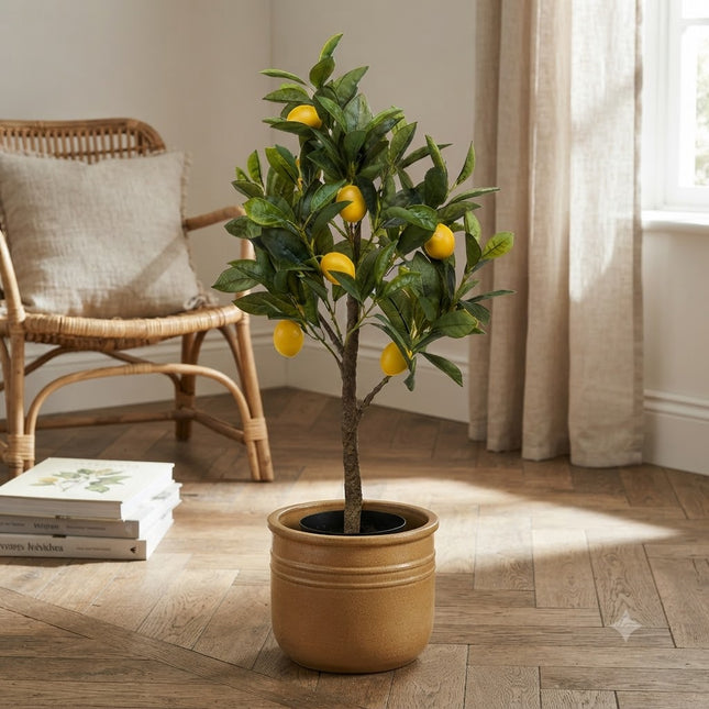 Kunstplant Citroenboom - Citrus Limonia - ↕75cm - Ø12cm