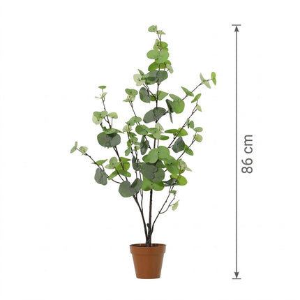Kunstplant Eucalyptus Groen - ↕86cm
