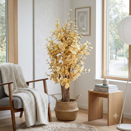 Kunstplant Eucalyptus Boom Geel - ↕125cm