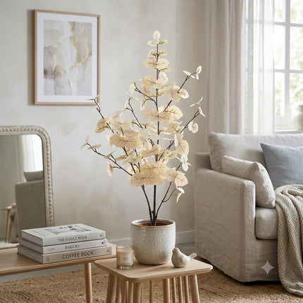 Kunstplant Eucalyptus Wit - ↕86cm