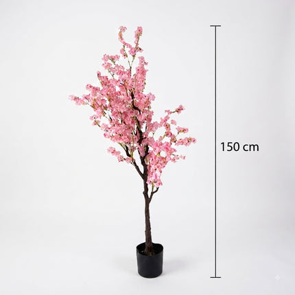 Kunstbloesem roze deluxe - ↕150cm