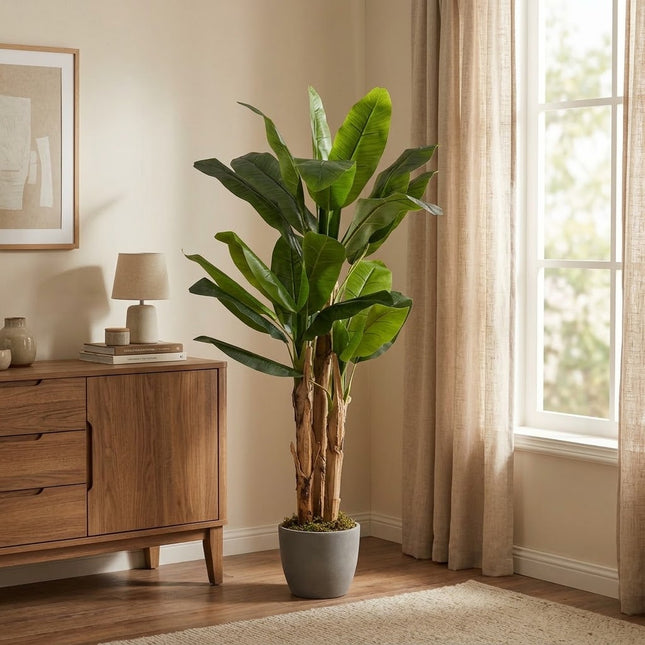 Kunstplant Bananenplant - ↕160cm