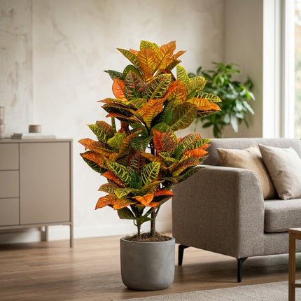Kunstplant Codiaeum - ↕118cm