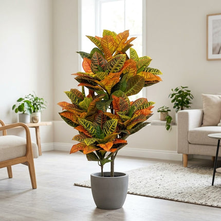 Kunstplant Codiaeum - ↕118cm