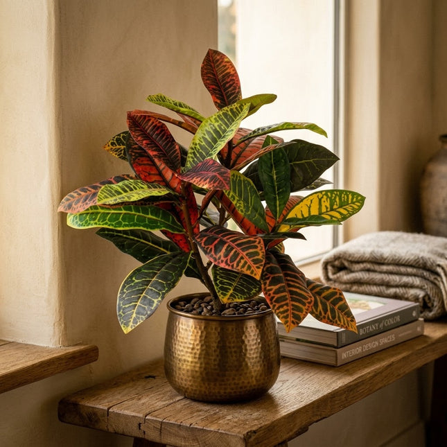 Kunstplant Croton Codiaeum - ↕40cm