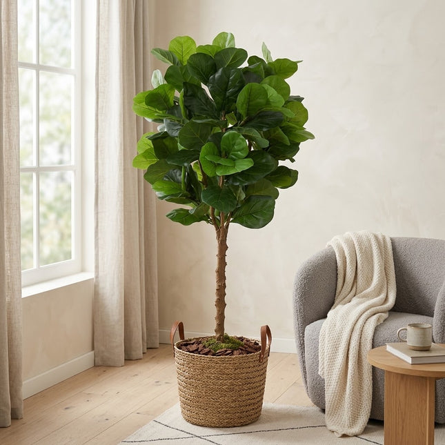 Kunstplant Ficus Lyrata - ↕160cm - Ø20cm
