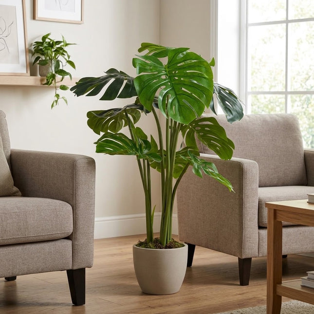Kunstplant Monstera - ↕120cm