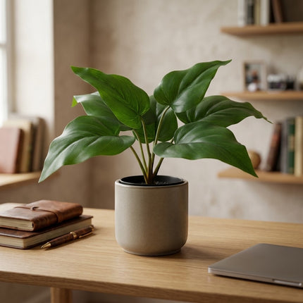 Kunstplant Philodendron Imperial Green - ↕25cm - Ø9cm
