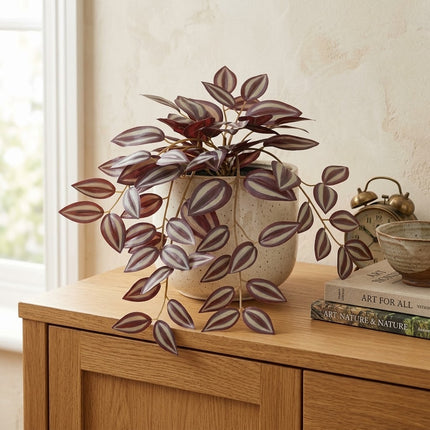 Kunstplant Tradescantia - ↕32cm - Ø9cm