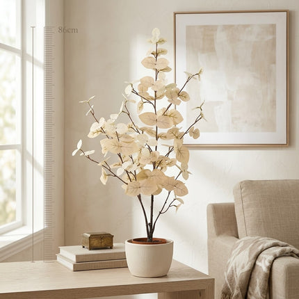 Kunstplant Eucalyptus Wit - ↕86cm