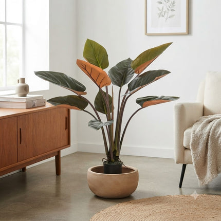 Kunstplant Philodendron - ↕120cm - Ø14cm