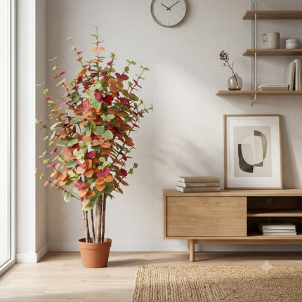 Kunstplant Eucalyptus Boom Multicolor - ↕120cm
