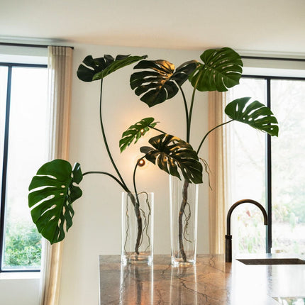Kunst Monstera tak - ↕120cm