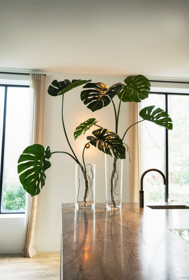 Kunst Monstera tak - ↕120cm