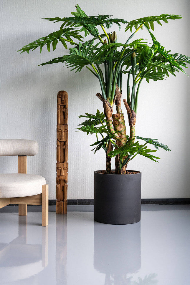 Kunstplant Philodendron - ↕160cm