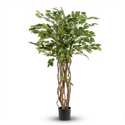 Kunstplant Ficus Liana Kunstboom - ↕140cm