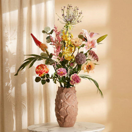 Kunstbloemen boeket - Tropical Chic Deluxe - Real Touch - 13 stelen - ↕105 cm
