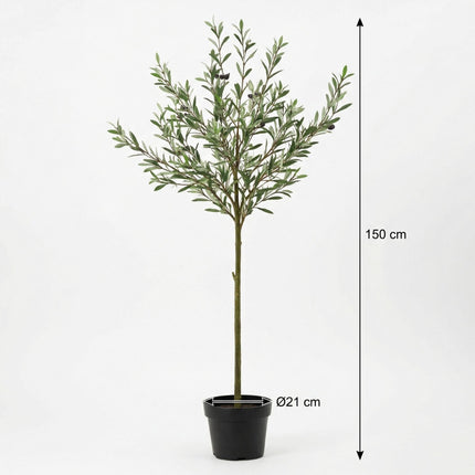 Kunstplant Olijfboom - ↕150cm