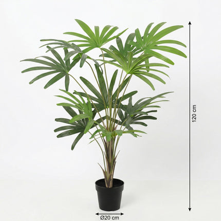 Kunstplant Rhapis Excelsa - ↕120cm