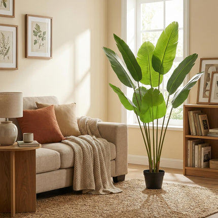 Kunstplant Strelitzia Nicolai - ↕135cm