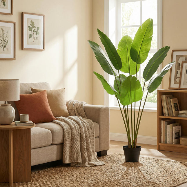 Kunstplant Strelitzia Nicolai - ↕135cm