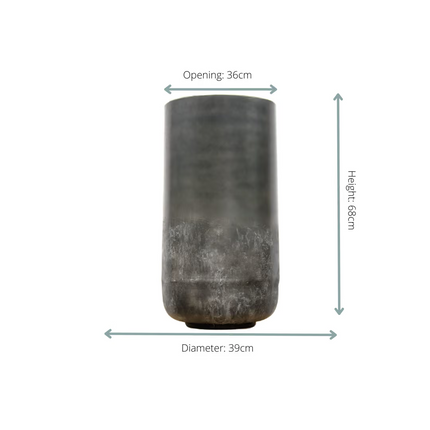 Vase Elisa Mystic Earth - ↕68cm - Ø39cm