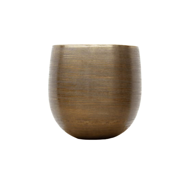 Plantenpot Rowen gold - ↕28cm - Ø31cm