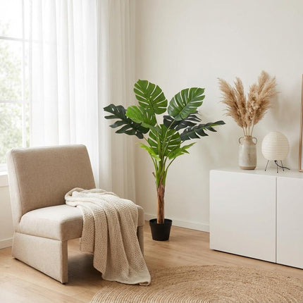 Kunstplant Monstera Deliciosa - ↕120cm