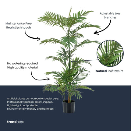 Kunstplant Palm Phoenix - ↕120 cm