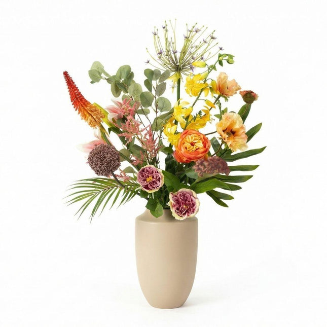 Kunstbloemen boeket - Tropical Chic Deluxe - Real Touch - 13 stelen - ↕105 cm