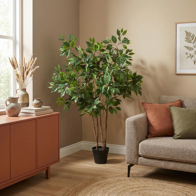 Kunstplant Ficus Benjamina - ↕128cm