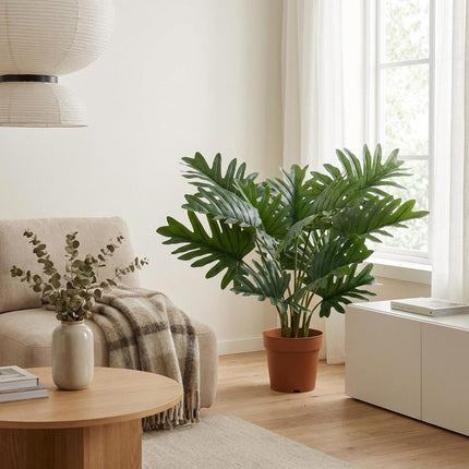 Kunstplant Philodendron Selloum - ↕70cm