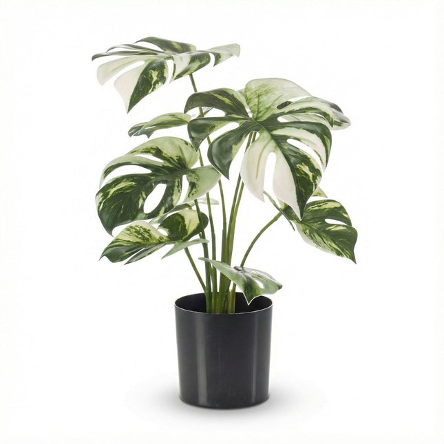 Kunstplant Monstera bush in pot - ↕40cm