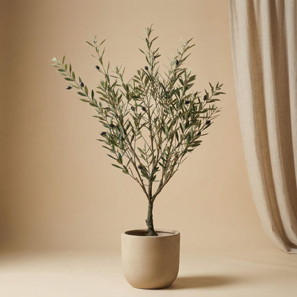 Kunstplant Olijfboom in pot - UV - ↕90 cm