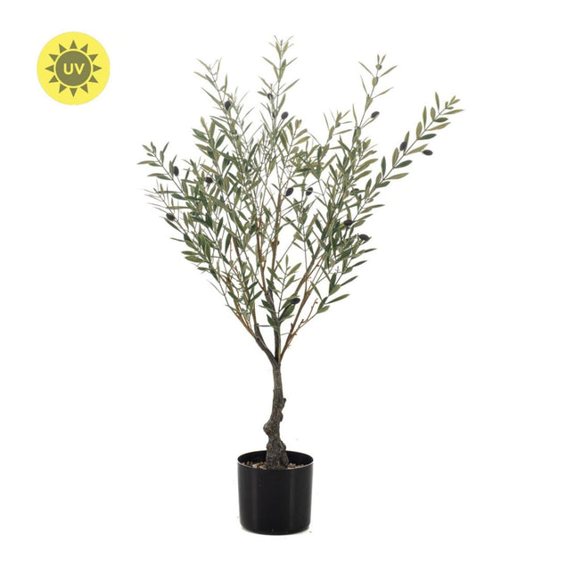 Kunstplant Olijfboom in pot - UV - ↕90 cm