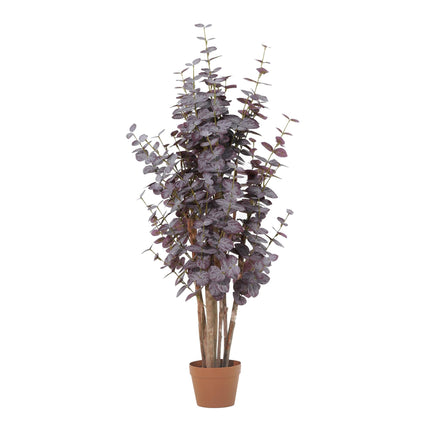 Kunstplant Eucalyptus Boom purple - ↕120cm