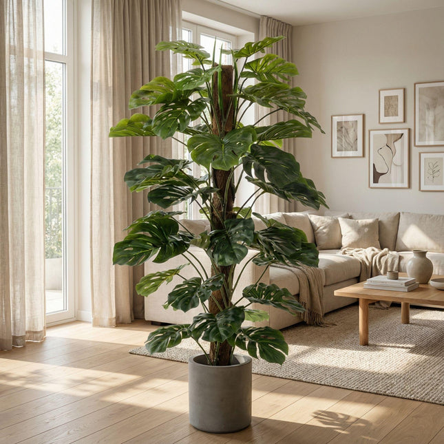 Kunstplant Monstera op stok - ↕150 cm