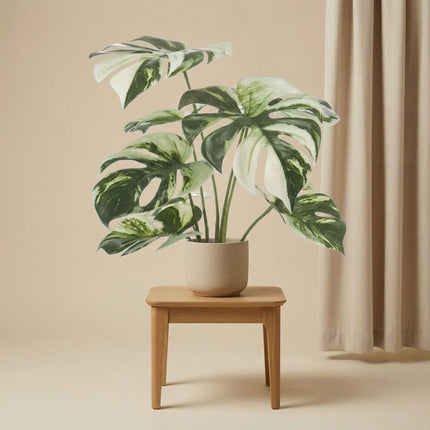 Kunstplant Monstera bush in pot - ↕40cm
