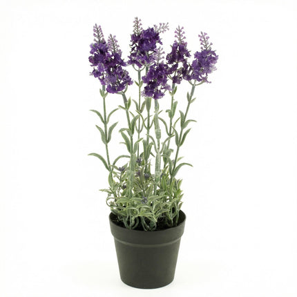 Kunstplant lavendel in pot - ↕28 cm