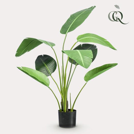 Kunstplant Strelitzia nicolai - Paradijsvogelbloem - ↕120cm - Ø15cm